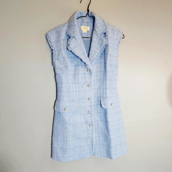 NWOT Tweed Mini Dress by Anthropologie - Picture 5 of 12